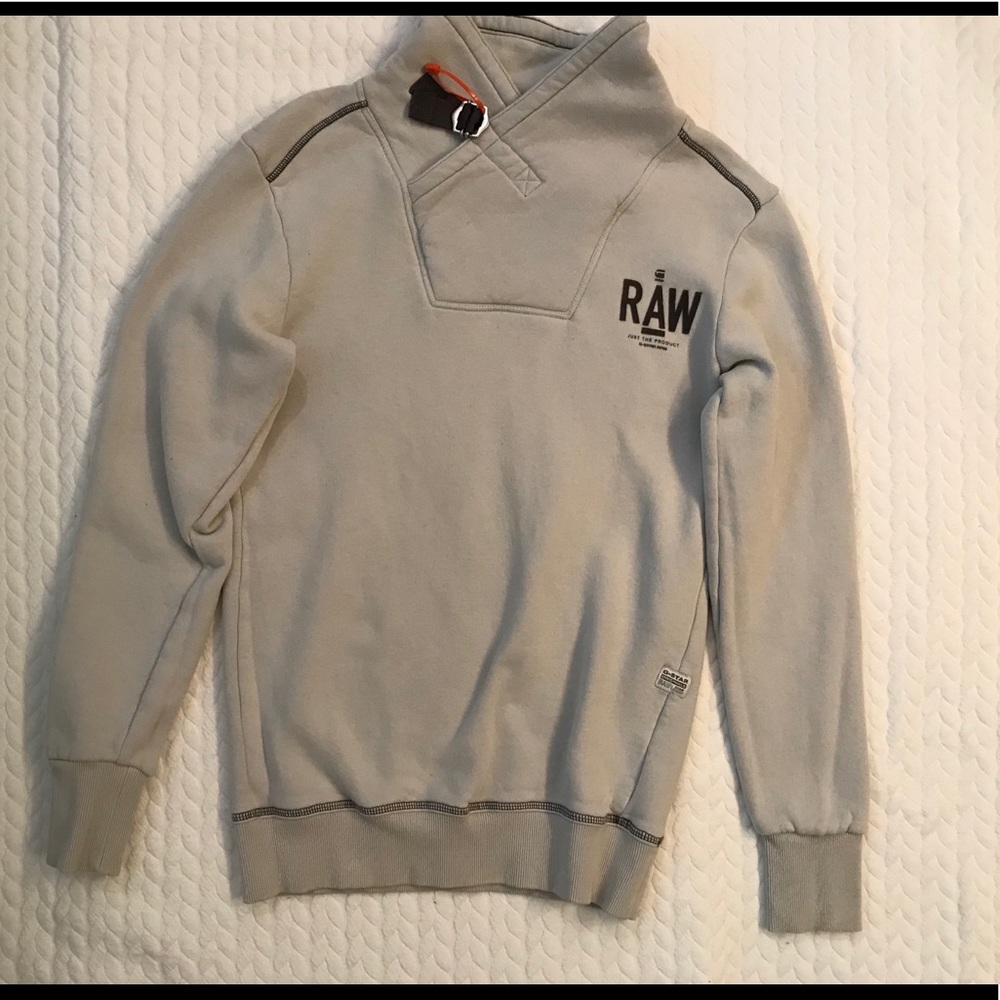 G star shawl fleece sweater